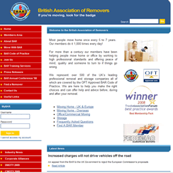 British Association of Removal Companies - Click Find Removers to see the system in action